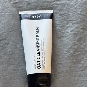 The INKEY List Oat Cleansing Balm — White & Black Tube